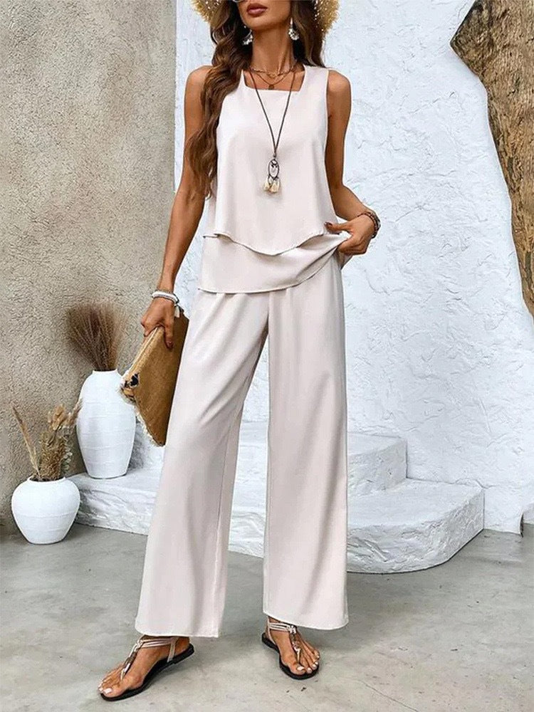 Women's Slouchy Durable Classy Cool Sleeveless Pants