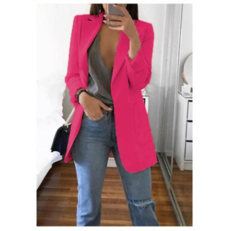 Women's Cool Fashion Polo Collar Graceful Blazers