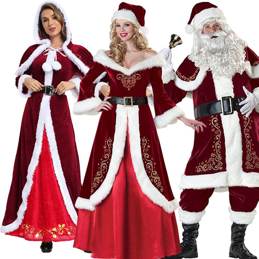 Costumes de Père Noël pour femmes, hommes et adultes