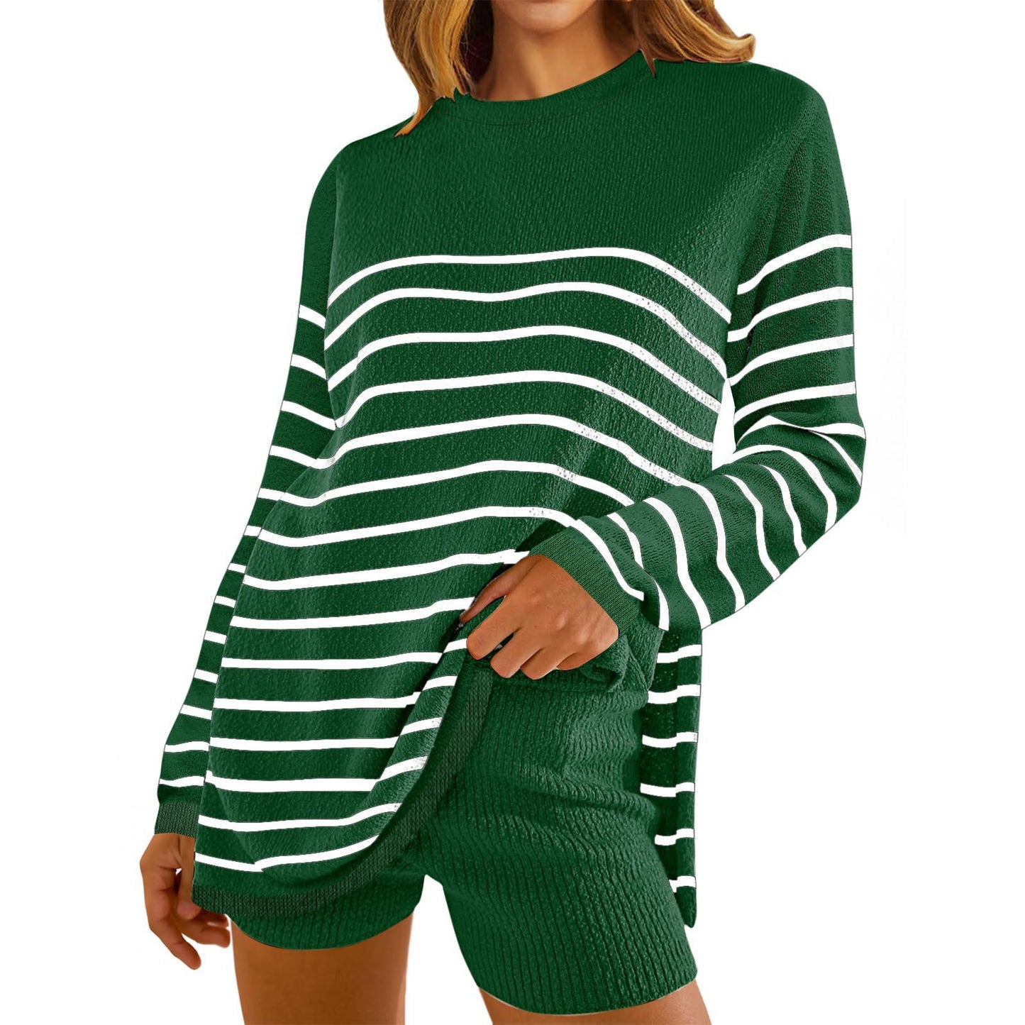 Women's Attractive Casual Two-piece Long Sleeve Knitwear