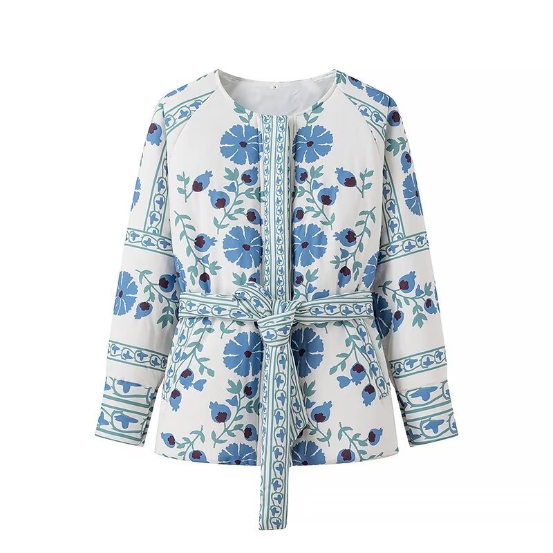 Durable Charming Beautiful Blue Printed Waist Coats