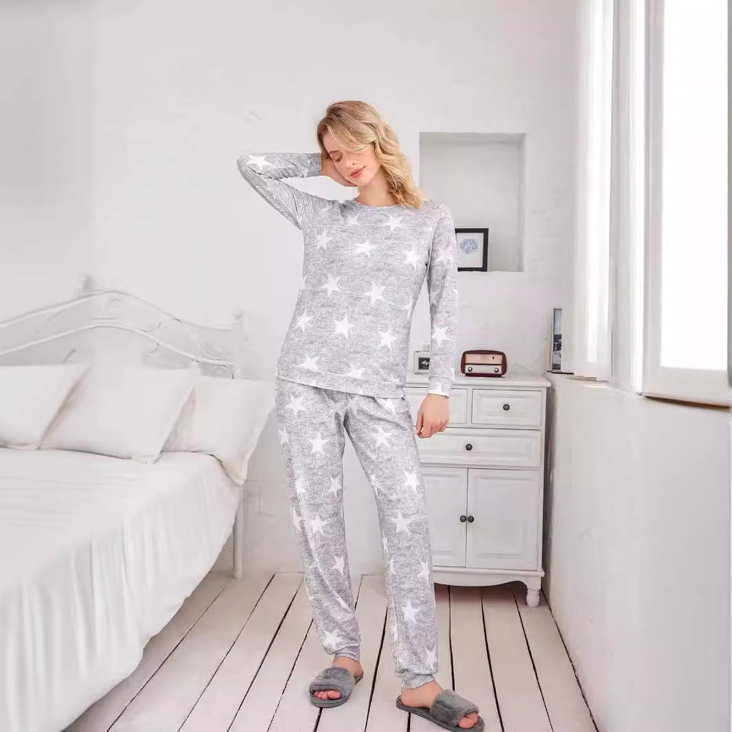 Women's Customized One-piece Printed Two-piece Home Suits