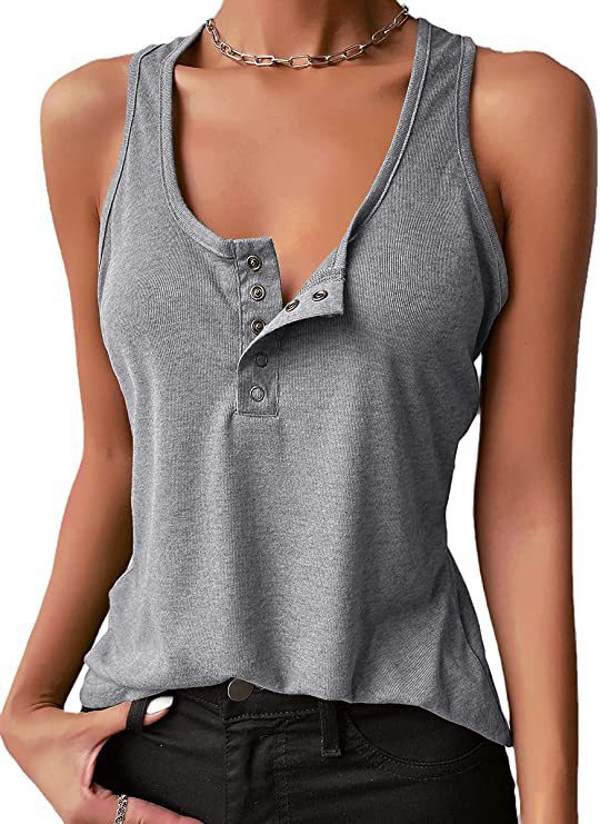 Women's Solid Color Sexy Inner Wear Outer Thread Tops