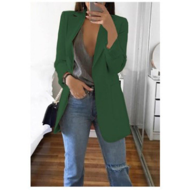 Women's Cool Fashion Polo Collar Graceful Blazers