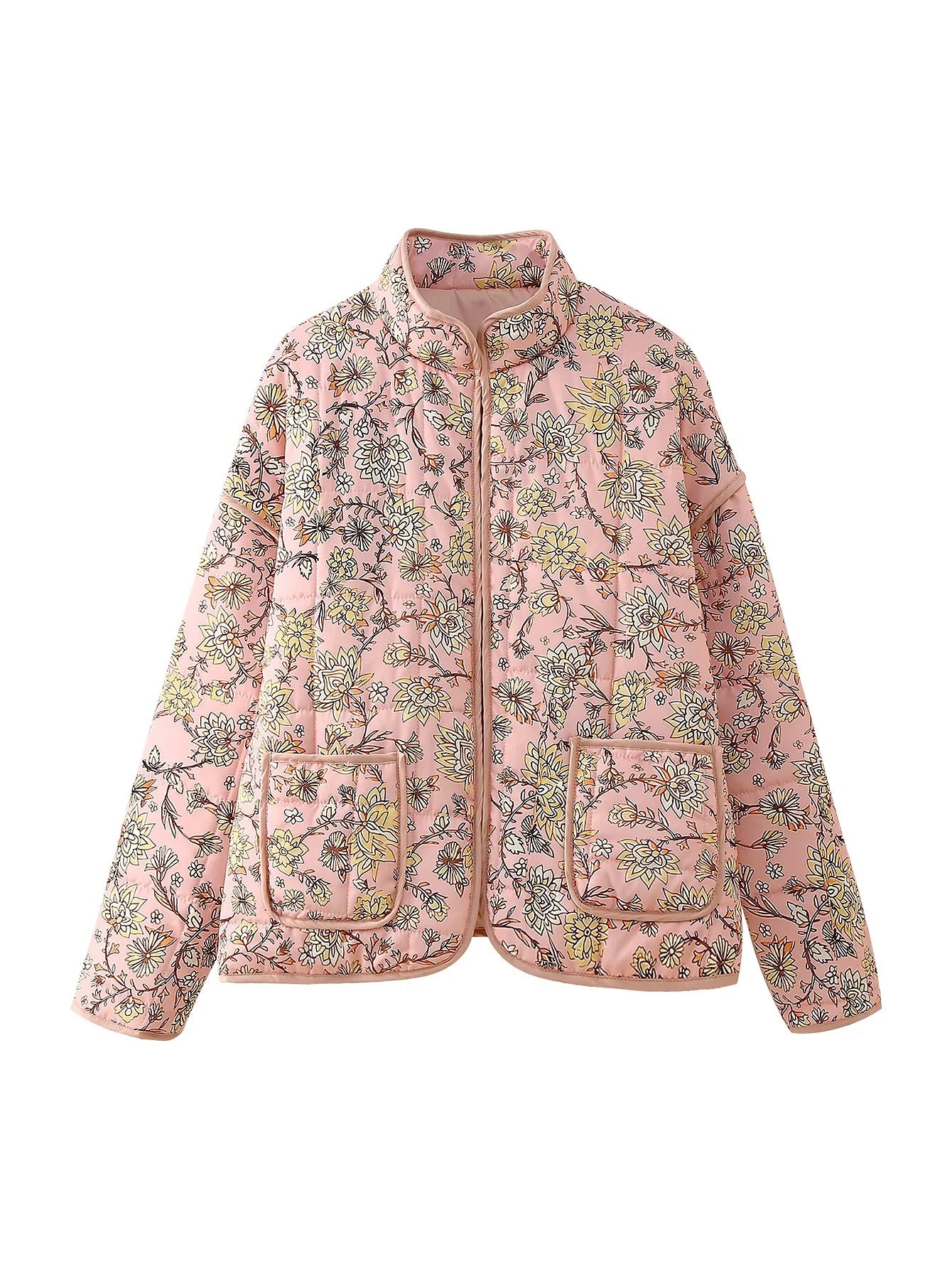 Women's New French Retro Pattern Print Jackets