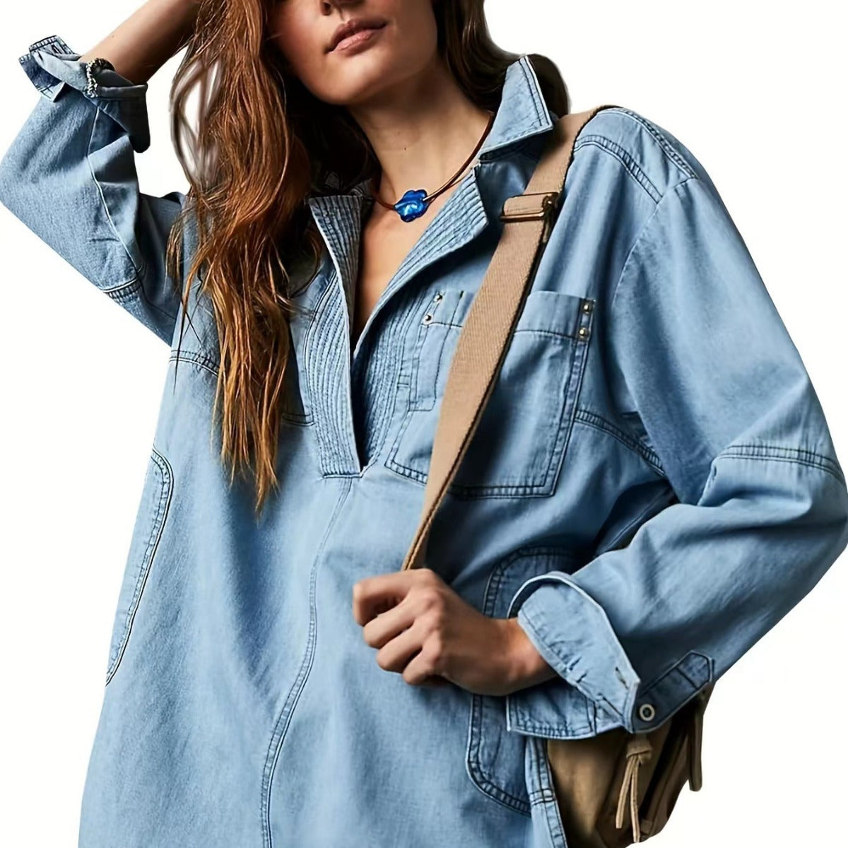 Stylish Denim Long-sleeved Fashion Design Casual Jackets