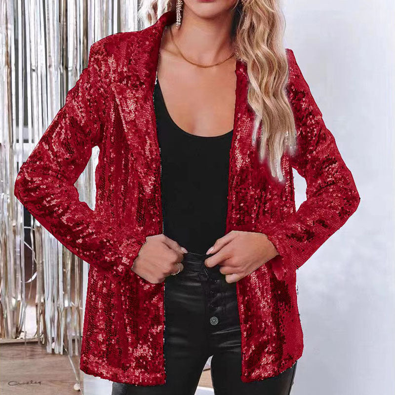 Women's Small Commute Style Lapel Long Sleeve Blazers